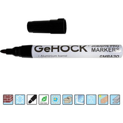 Μαρκαδόρος Alu Ανεξίτηλος Μαύρος GeHOCK
