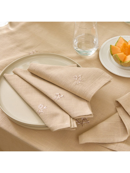 Πετσέτες Φαγητού (Σετ 4τμχ) A-S Joy Beige 215376B