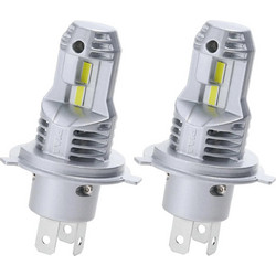 piaa LEH230 Headlight LED conversion bulb 6000K /34W per bulbLo:4500lm Hi:5500lm from 2 bulbs For H4 Halogen sockets