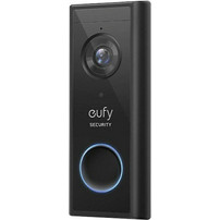 Eufy C30 Ασύρματο Κουδούνι Πόρτας Wi-Fi Συμβατό με Alexa και Google Home Μαύρο
