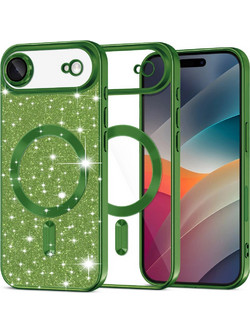Techsuit Luxury Glitter MagSafe Θήκη Deep Green (iPhone 17 Air)