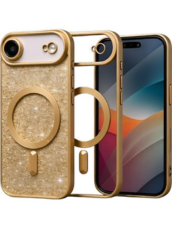 Techsuit Luxury Glitter MagSafe Θήκη Gold (iPhone 17 Air)