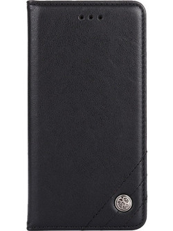 Tel1 Huawei P Smart 2021 Non-Magnetic Retro Θήκη Βιβλίο - Black