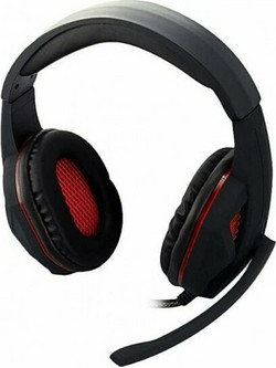 Komc G20 Gaming Headset Over Ear Black Red