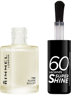 Rimmel 60 Seconds Super Shine 730 Silver Bullet 8ml