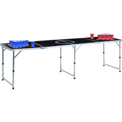 Τραπέζι Beer Pong Πτυσσόμενο με Ποτήρια και Μπάλες 240 εκ