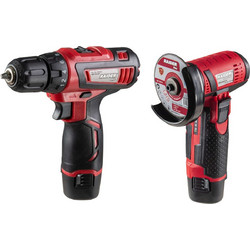 RAIDER Σετ Γωνιακός τροχός & δράπανο 12V 2x2Ah RDP-CDLCAG03 030168