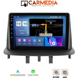 Carmedia CMDU409-3 Renault Megane 3 2009-2016 Ηχοσύστημα Αυτοκινήτου με Οθόνη Αφής & GPS