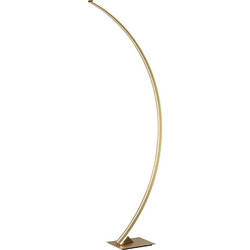 Φωτιστικό επιδαπέδιο Arcus χρυσό 20x150cm Schuller 589147