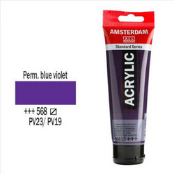 Royal Talens Amsterdam 568 Permanent Blue Violet Ακρυλικό Χρώμα Ζωγραφικής 20ml