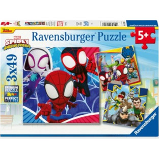 Παιδικό Puzzle Ravensburger Spidey s Adventures 3x49 Κομμάτια