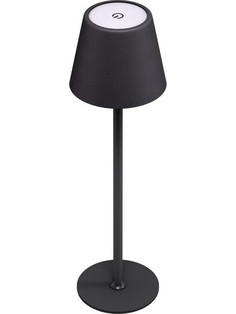 GOOBAY επιτραπέζιο φωτιστικό 77673, 3000K, dimmable, επαναφορτιζόμενο, μαύρο
