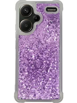 Vivid Liquid Glitter Back Cover Purple (Xiaomi Redmi Note 13 Pro+ 5G)