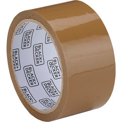 Ταινία Συσκευασίας Black & Decker 48mm x 50m Καφέ 871125223874