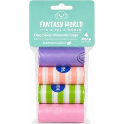 Σακουλάκια Περιττωμάτων Fantasy World Βιοδιασπώμενες 4x15τμχ