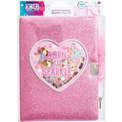 Make It Real Glimmer & Glow(TM) Born to Sparkle Glitter Journal 72006