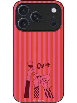 Sonique Stripe Stories Series Θήκη με Σχέδιο «Cheers» (iPhone 17 Pro)