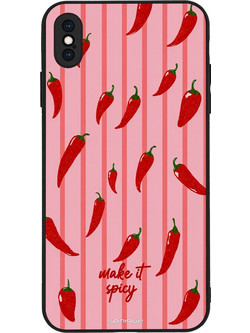 Sonique Stripe Stories Series Θήκη Make It Spicy (iPhone XS Max)