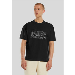 Deathrow Records Logo Loose Tee black