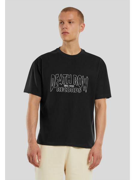 Deathrow Records Logo Loose Tee black