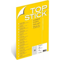 ΕΤΙΚΕΤΕΣ INKJET LASER COPY 70X37 100 ΦΥΛΛΑ/2400 ΤΕΜΑΧΙΑ TOPSTICK