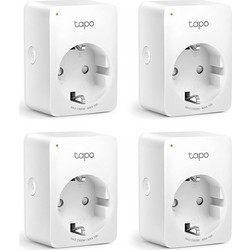 TP-LINK smart αντάπτορας ρεύματος TAPO-P100, Wi-Fi, ΒΤ, 4τμχ, Ver. 1.0