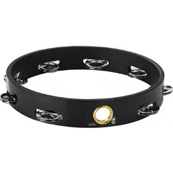Remo Tambourine - Quadura Black, 10"