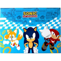 Φάκελος με κουμπί GIM Sonic - Lets Go, A4