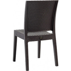 Avant Garde Defence Καρέκλα Κήπου Rattan Καφέ