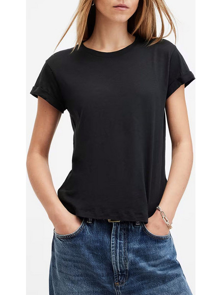 ALL SAINTS ANNA TEE W238JB-BLACK Black