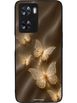 Sonique DIVA Series Θήκη Χρυσές Πεταλούδες (OnePlus Nord N20 SE)