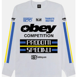 Obey Competition Ανδρικό Μακρυμάνικη Μπλούζα 163554505-WHT White