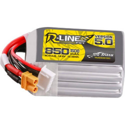 Tattu R-Line V5 Μπαταρία Li-Po 14.8V 850mAh 150C 4S XT30 για Drone