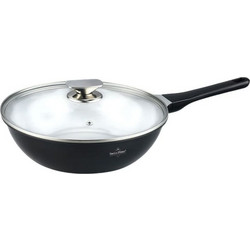Τηγάνι Wok SWISS HAUS 30 cm Μαύρο SH-BW30B