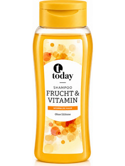 Today Shampoo Frucht & Vitamin 500ml - Σαμπουάν Φρούτα & Βιταμίνες για Κανονικά Μαλλιά