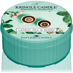 Kringle Candle Lemon Tea & Roses αρωματικό κερί 42g