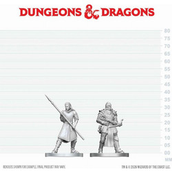 Dungeons & Dragons Nolzur's Mini - Town Guards Unpainted Μινιατούρα