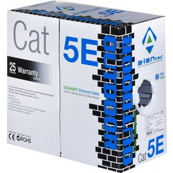 Alantec U/UTP Cat.5e Καλώδιο Δικτύου Ethernet 305m Black KIU5OUTS305