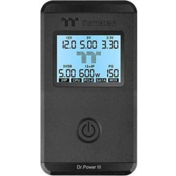 Thermaltake Dr. Power Iii Power Supply Tester Black - (AC-069-OO1NAN-A1)