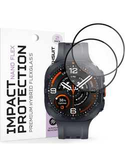 Techsuit Nano Flex Προστασία Οθόνης για Samsung Galaxy Watch Ultra 2, Μαύρο