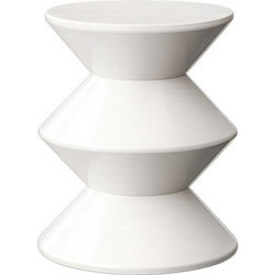 Σκαμπό Nextdeco PP λευκό 36x36xΥ45εκ