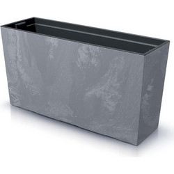 Ζαρντινιέρα γκρι beton effect Y40,6x77x23,5εκ