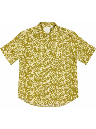Only & Sons Poplin Style AOP Shirt 22034566 Ανδρικό Πουκάμισο Mustard