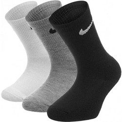 NIKE SHOCK CUSHIONED 3PK BLACK WHITE GREY TD