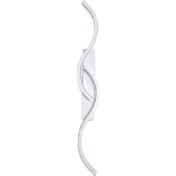 VenCore Zevora White 6093-20135 - Μοντέρνο Επιτοίχιο Φωτιστικό Απλίκα LED 12W Λευκό Αλουμίνιο με Ρυθμιζόμενο CCT Λευκό - Ημέρας - Θερμό - Χειρισμός CCT μέσω Διακόπτη On-Off - Μ62 x Π8 x Υ5cm