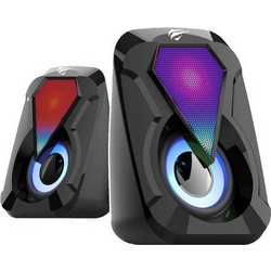 Havit SK211 Ηχεία Υπολογιστή 2.0 3W με RGB Φωτισμό Black