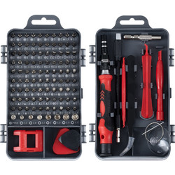 GLOBOSTAR(R) ELEKIT 79999 Ολοκληρωμένο Mini DIY ΚΙΤ με 115 Μικροεργαλεία σε 1 Βαλιτσάκι για Επισκευές Κινητών Τηλεφώνων, Laptop, Οπτικών & κλπ Μικροεπισκευών