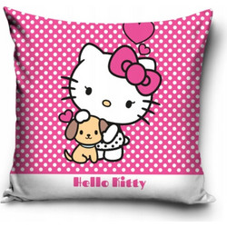 Hello Kitty Puppy Μαξιλαροθήκη 40x40 εκ