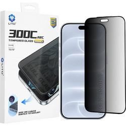 Lito D+ Max Privacy 300C Μεμβράνη Οθόνης για iPhone 18 Pro, Μαύρο
