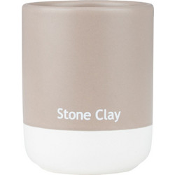 Estia ESTIA ΠΟΤΗΡΑΚΙ ΜΠΑΝΙΟΥ TONE LAB ΚΕΡΑΜΙΚΟ STONE CLAY